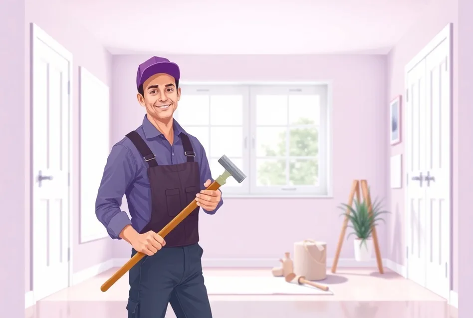 Intérieur rénové après travaux de peinture à Neuilly-sur-Seine