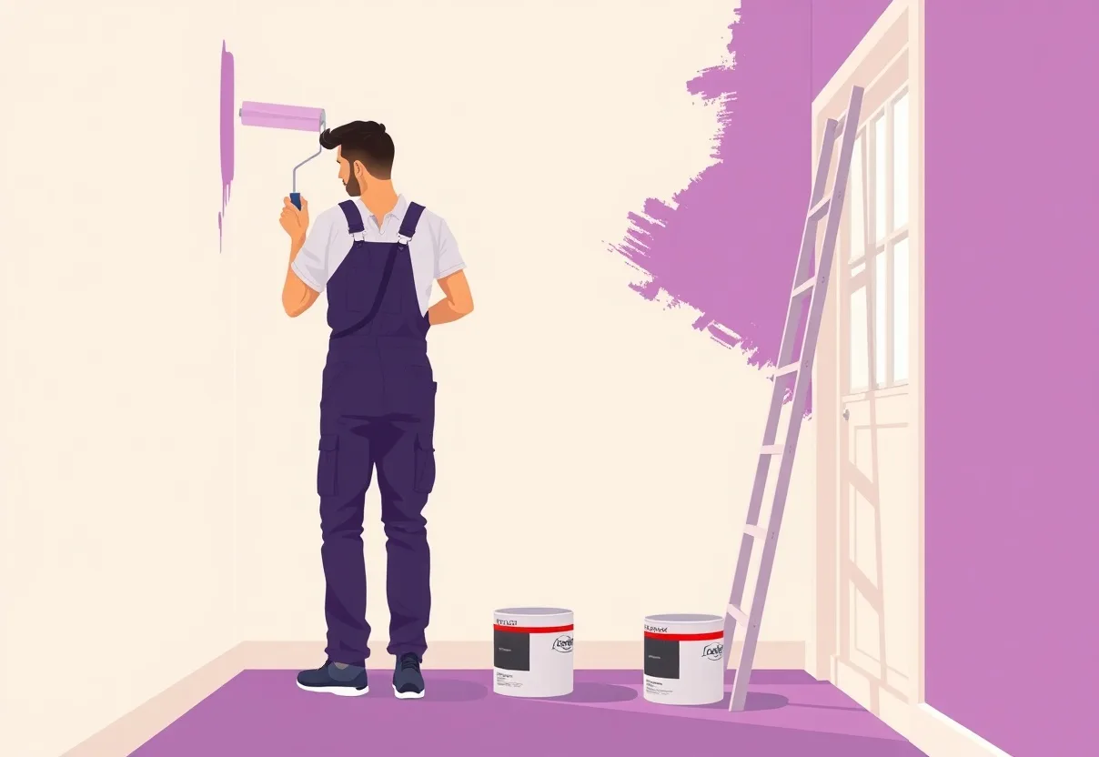 Peintre Neuilly-sur-Seine 92200 en intervention sur un chantier